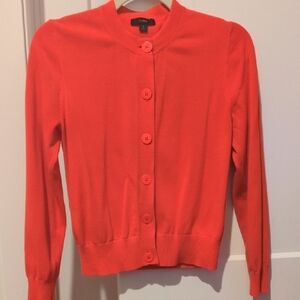 J. Crew Women's Red Cardigan Sweater